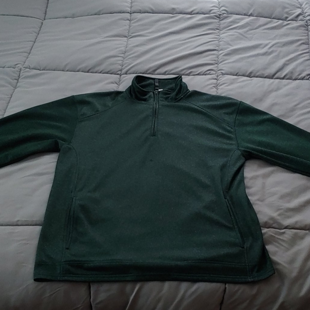 Badger - Green - L - 1/4 zip Fleece